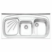 سینک ظرفشویی ایلیا استیل مدل ۱۰۱۳ روکار