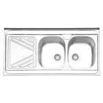سینک ظرفشویی ایلیا استیل مدل ۱۰۲۸ روکار