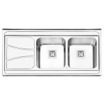 سینک ظرفشویی روکار پرنیان استیل مدل PS 1112