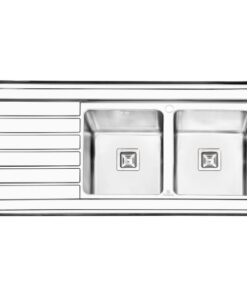 سینک ظرفشویی روکار پرنیان استیل مدل PS 1114
