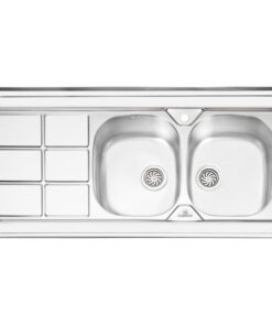سینک ظرفشویی روکار پرنیان استیل مدل PS 1124