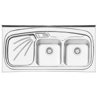 سینک ظرفشویی روکار پرنیان استیل مدل PS 2102