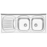 سینک ظرفشویی روکار پرنیان استیل مدل PS 2106