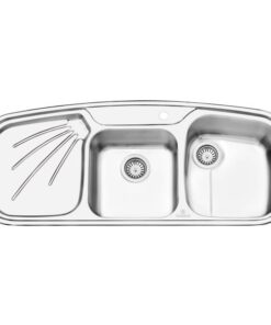 سینک ظرفشویی فانتزی توکار پرنیان استیل مدل PS 1207
