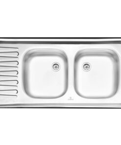 سینک ظرفشویی روکار کلاسیک پرنیان استیل مدل PS 3102