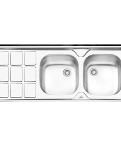 سینک ظرفشویی روکار کلاسیک پرنیان استیل مدل PS 3105